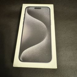 Apple iPhone 15 Pro Max 256GB Black Titanium Brand New Sealed