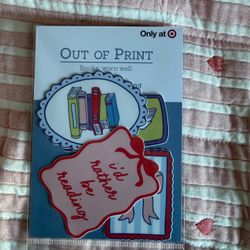 Out Of Print Vinyl Book stickers
