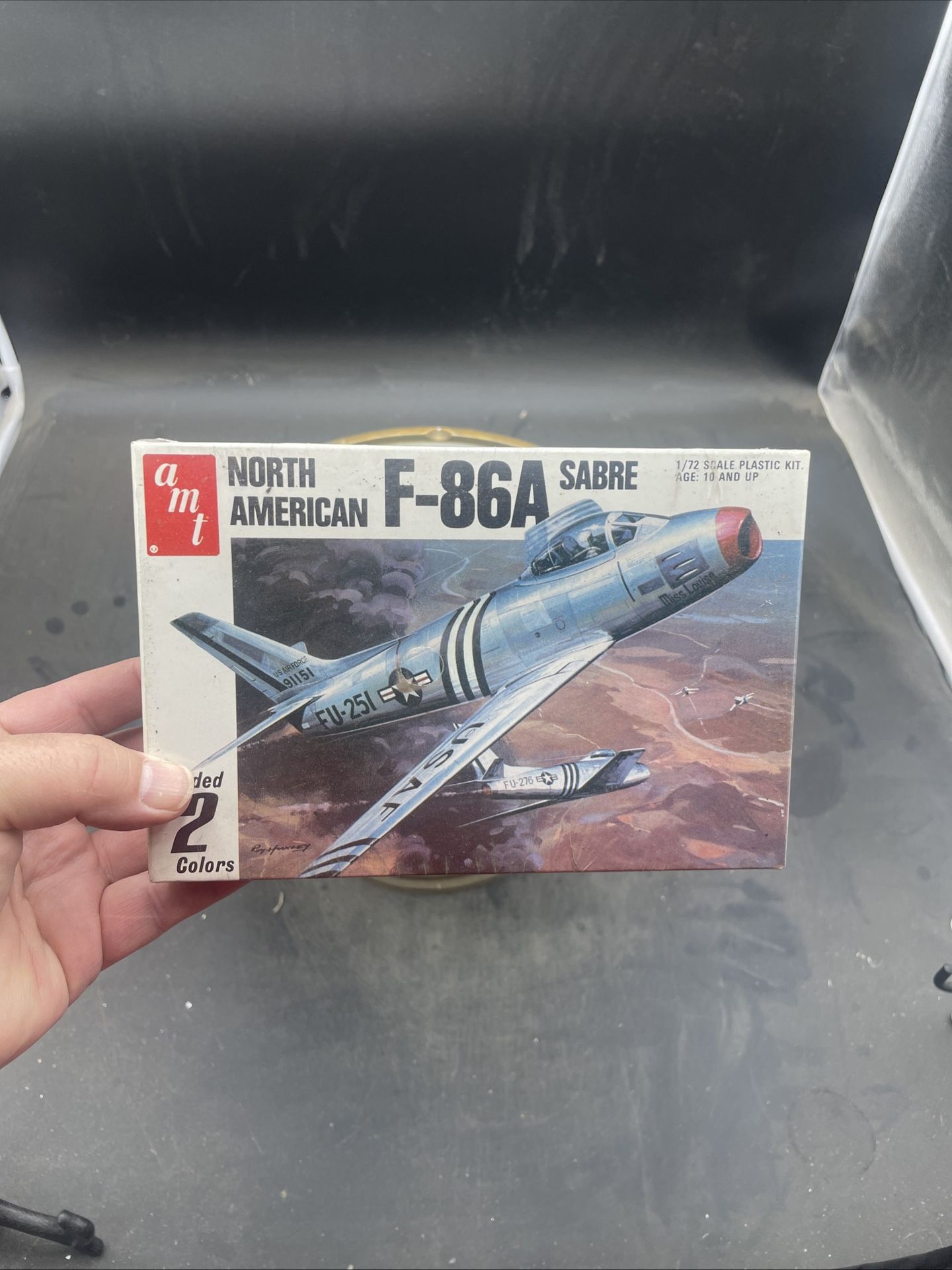 AMT Matchbox North American F-86A Sabre 1:72 Vintage Plastic Model Kit SEALED
