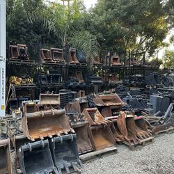 Mini Excavator Skid Steer Backhoe Buckets And Attachments 