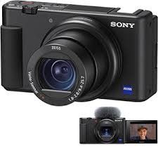 Sony ZV-1 Photo Camera Vlog Bundle With Case Charger Batteries - $500