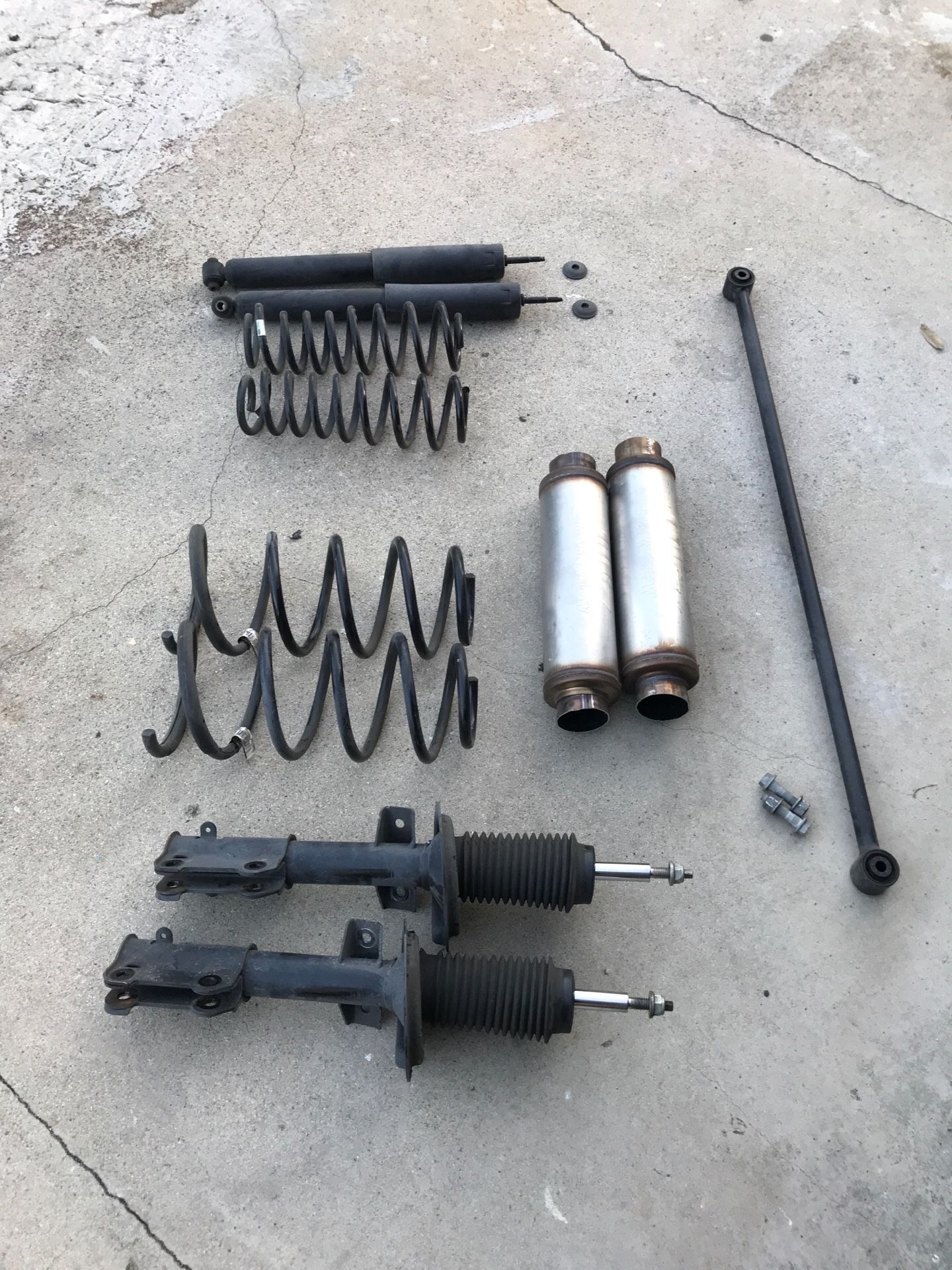 2011, 2012, 2013, 2014 Mustang GT Stock suspension parts