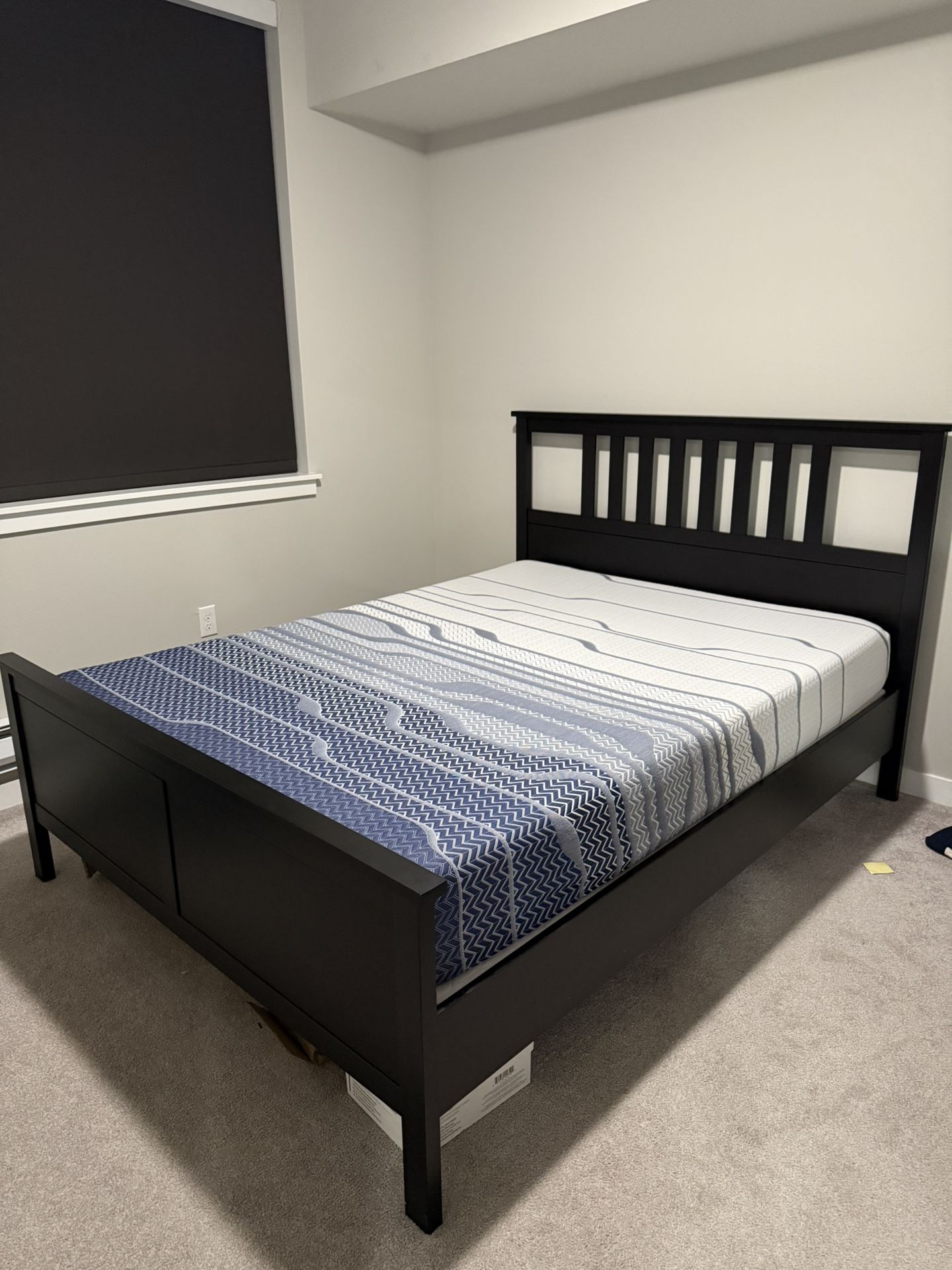 Queen bed frame, Queen Mattress, Queen Box Spring