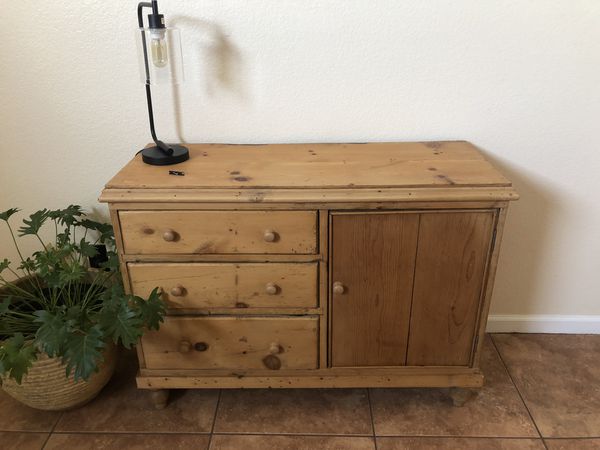 Old English Pine Buffet Imported From Overseas For Sale In
