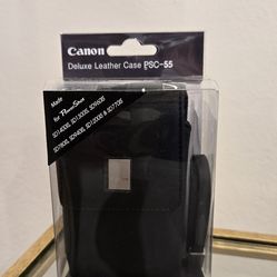 Brand New Canon PowerShot Camera Deluxe Leather Case