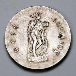 Ireland 1966 Silver Ten Shilling Silver Coin