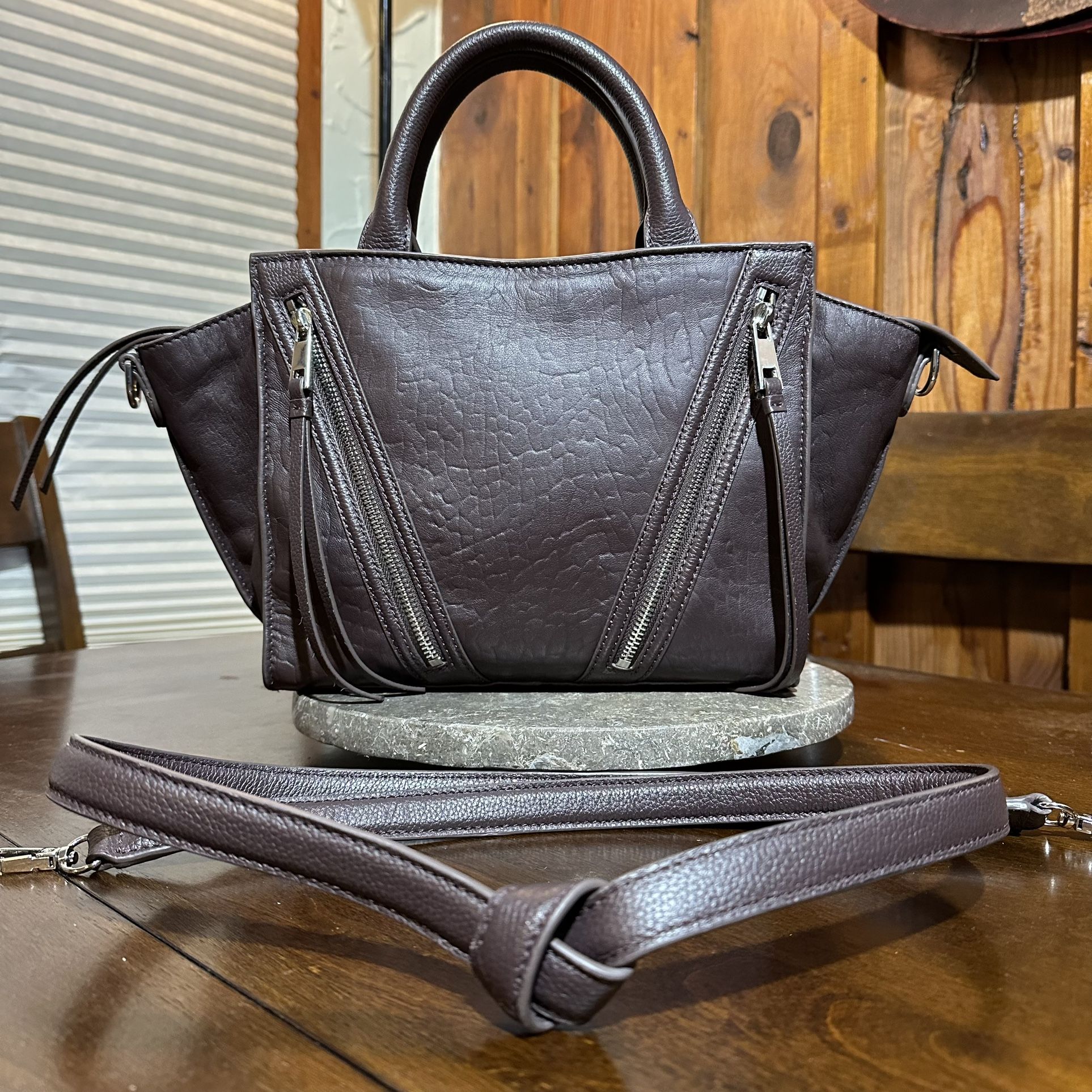 Vince Camuto Wayhn Satchel | Midnight Plum