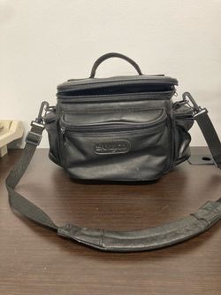 Ambico Video camera Leather bag with strap