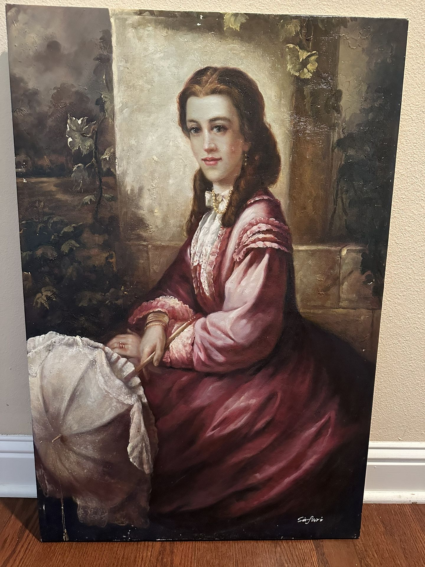 Portrait of Countess S.L. Stroganova by Konstantin Yegorovich Makovsky, created in 1864.