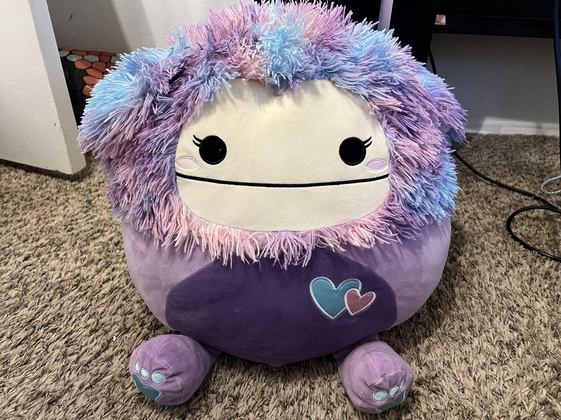 20’’ Eden the Purple Bigfoot Squishmallow