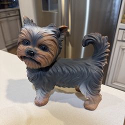 Cute Yorkie Statue