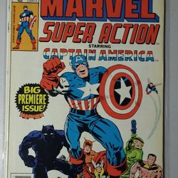 Marvel Super Action w/ Captain America #1 May 1977