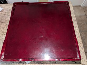 Beautiful Cherry Lidded Gameboard 5 Game Storage Box