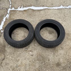 Used pair of milestar ms932 sport a/s tires  215/55/17 (only 2)