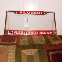 Western Kentucky University Alumni License Plate Holder