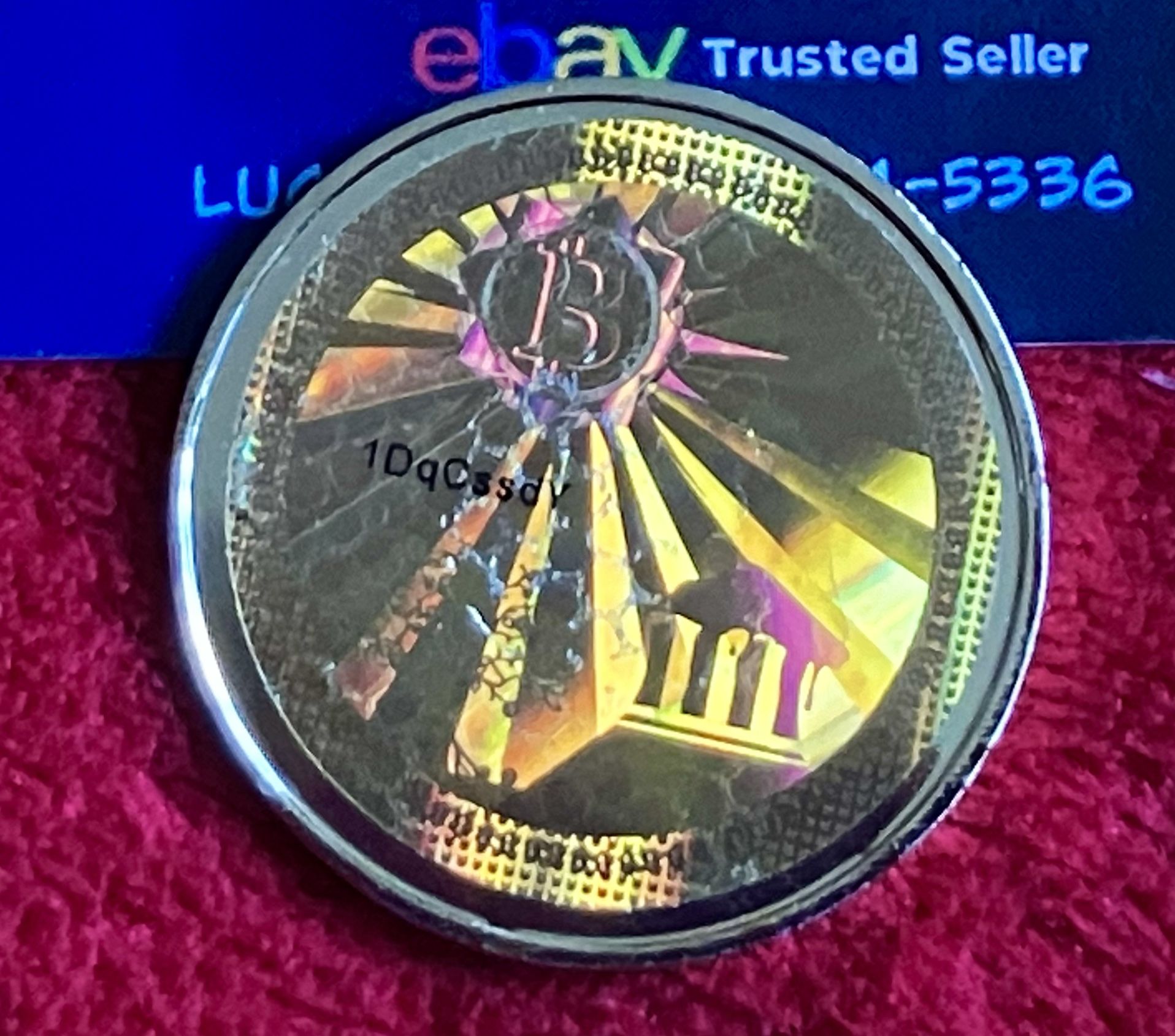 BIT COIN 0.01 BTC MICROSOUL CASASCIUS 2014 Series 2 COIN ** ONLY 50 ** Pls  Read