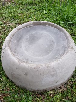 Concrete water bowls