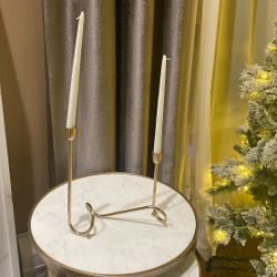 Gold Candle Holder 