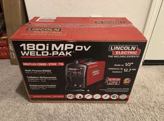 Brand New⭐️Welder 180i Amp Weld-Pak 180i Multi-Process Stick/MIG/Flux-Core/TIG, 120V or 230V Aluminum-Lincoln Electric