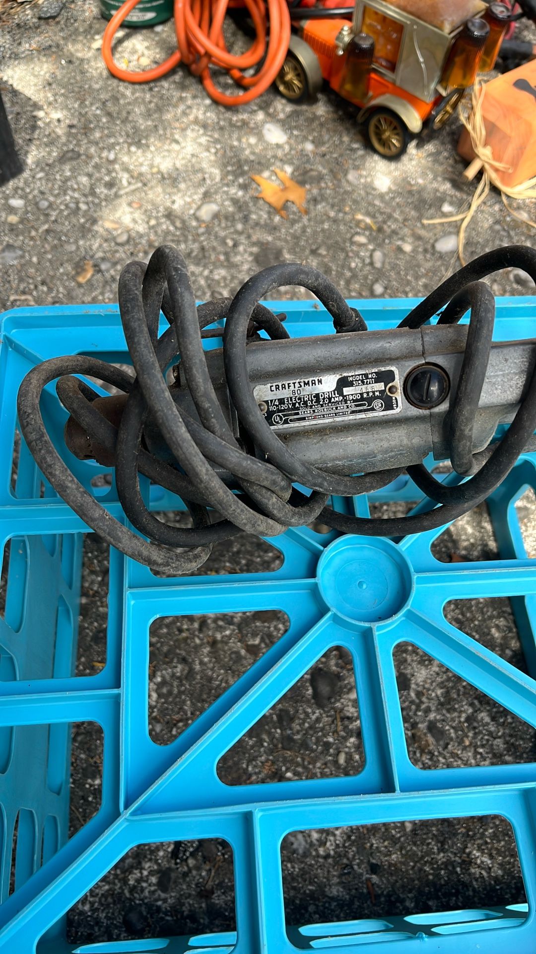 Old Craftsman 1/4” Drill