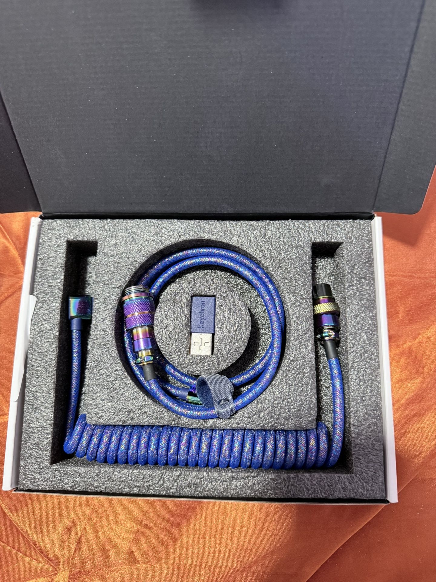 Keychron Rainbow Coiled Cable