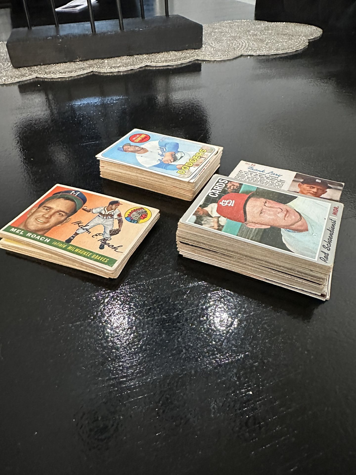 Lot Of 100 Vintage MLB Baseball Cards 1950’s To 1970’s