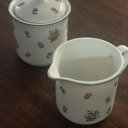 Ceramic Cream And Sugar Set