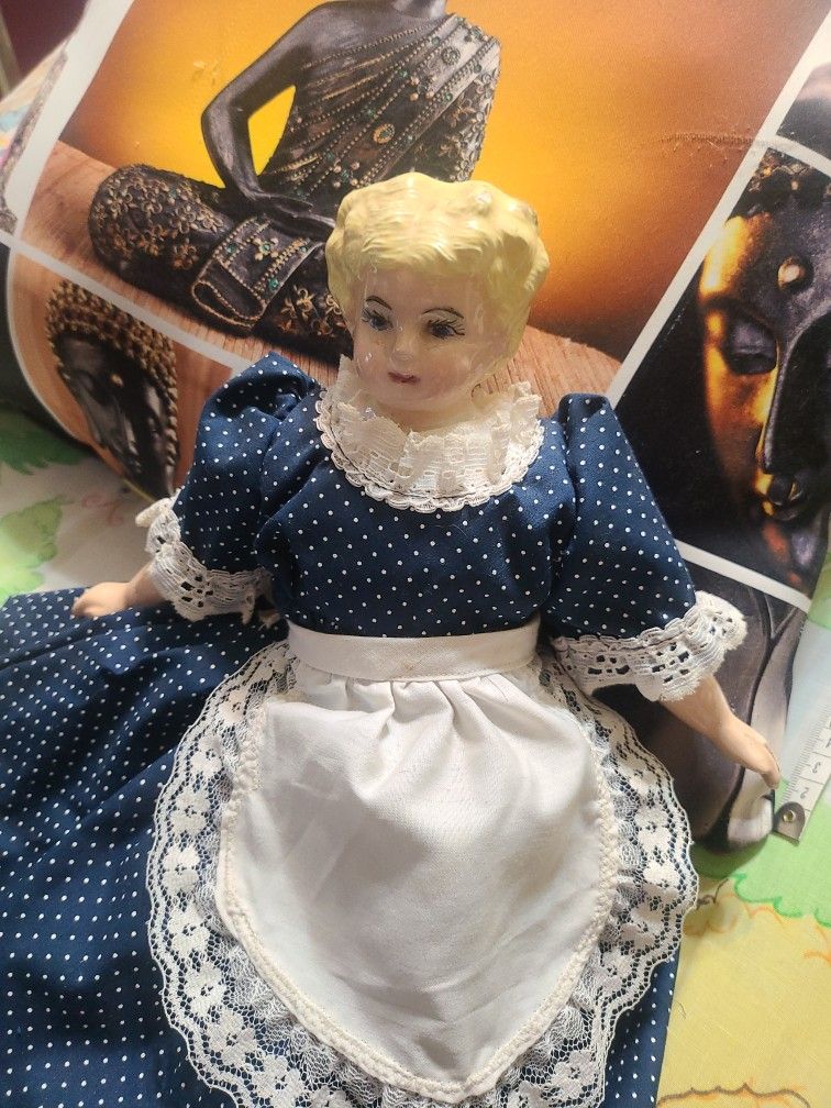Vintage antique porcelain doll