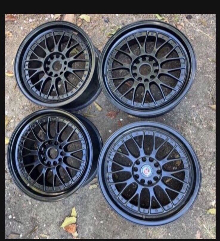 4 X 18x8 5x4.5 5x114.3 5x100 5x3.94 G35 G37 Q50 Q60 350z 370z Sentra Accord Civic Camry  Mustang Altima Tacoma rims Wheels!!!!!!!