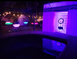 LED Color changing Photo Booth.