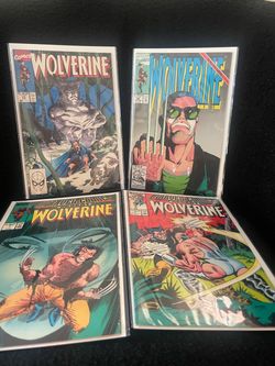 Wolverine Comic Book Lot (4 Books) - Jim Lee Art & Early Marvel Comics Presents