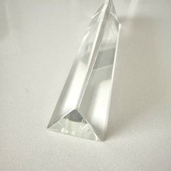 Amlong Crystal 6 inch Optical Glass Triangular Prism for Teaching Light Spectrum Physics and Photo Photography Prism, 150mm $10