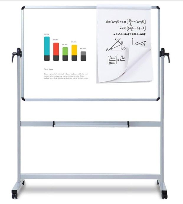 VIZ-PRO RPFOLD7248 Folding Whiteboard 72”x48” Brand New