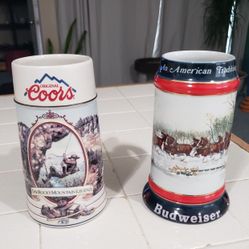 Vintage Beer Stein Mugs  - $10 Each