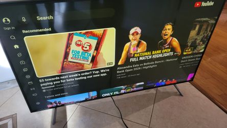 55 Samsung 4k UHD SMART TV.  Every App Netflix, Amazon, HULU, YouTube, Amazon.  In excellent Condition.  #55NU7200FXZA with  remote