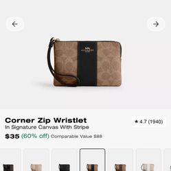 Coach Zip Wallet 