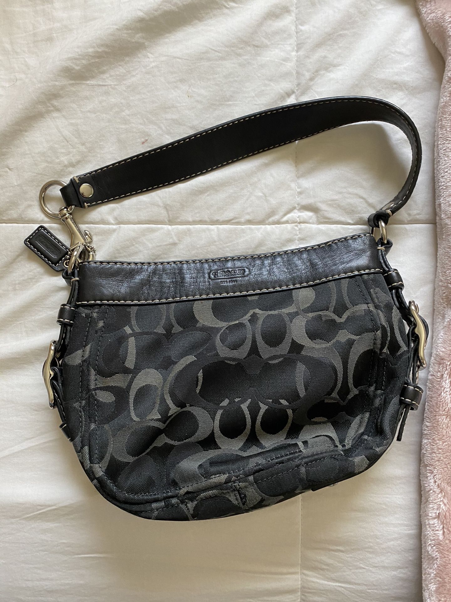 Black Couch small purse never used