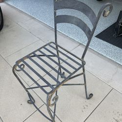 Wrought iron bar stools