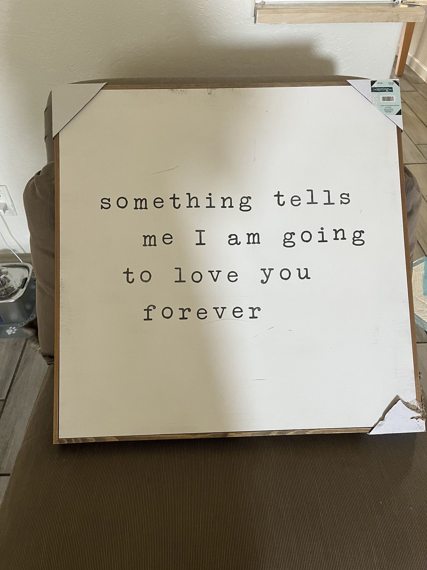 “Love You Forever” Hanging Decor