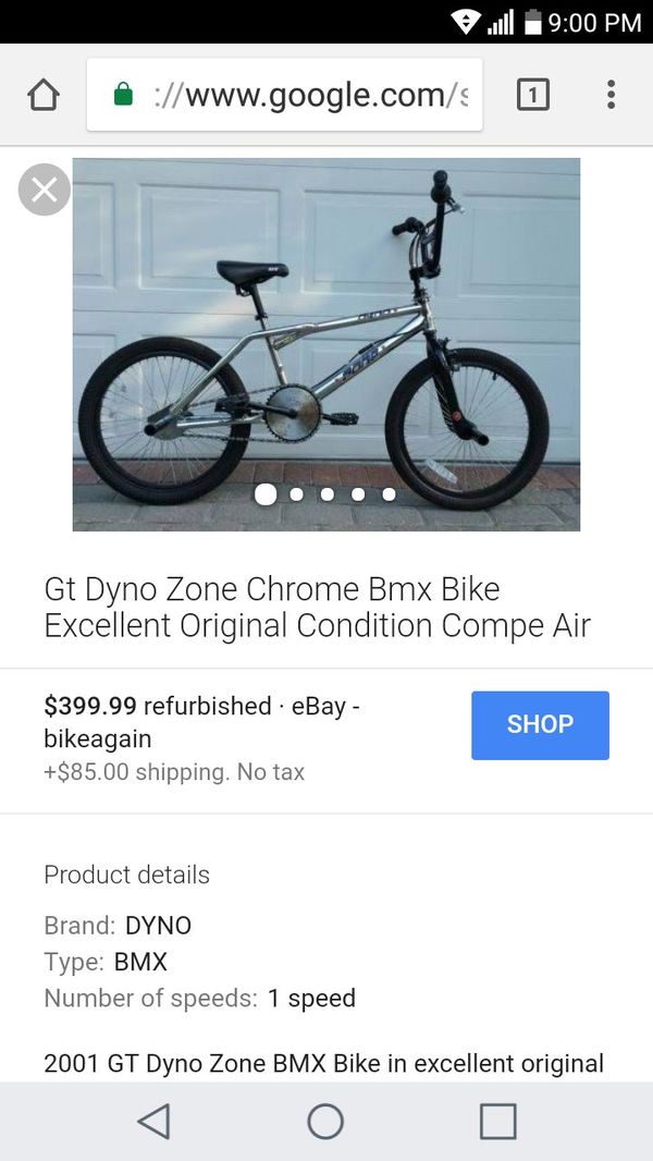 Gt Dyno Zone Chrome Bmx Bike Excellent Original Condition For Sale In San Bernardino Ca Offerup
