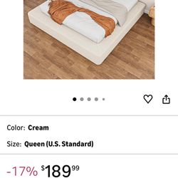 Cloud Bed Frame Queen Size