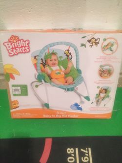Bright starts 3 in 1 baby to big kid rocker