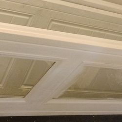 White 15by7 Carriage House Style Garage Door Panels
