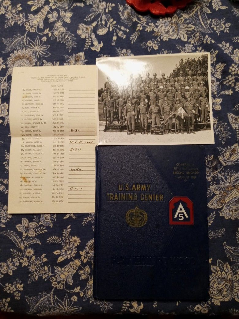 Vietnam War US Army AIT Book Grouping