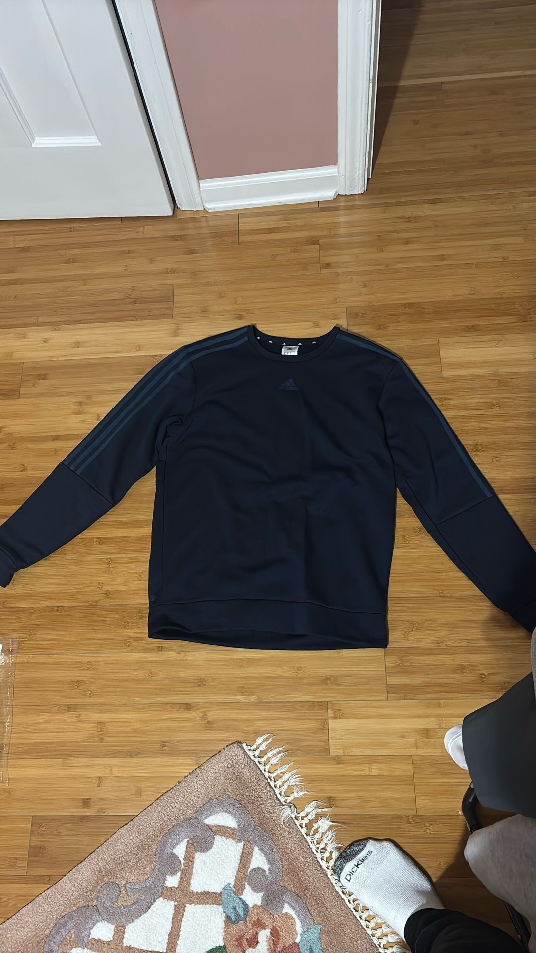 Navy adidas crewneck