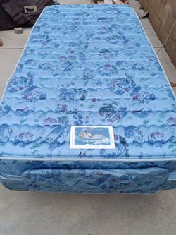 Twin adjustable bed..