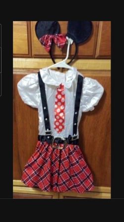Disney Minnie Mouse Halloween Costume Girls Child Quality Medium 7-8 SB1