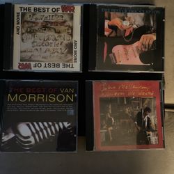 4 CD’s- War/E.Clapton/VanMorrison/J.Mellencamp