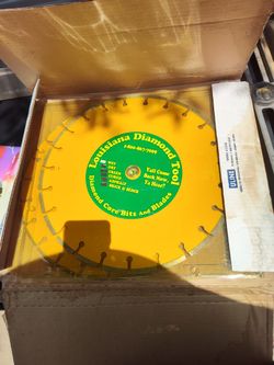 ( 5 ) 14" Concrete Diamond Blades ( For All 5 )