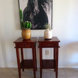 Cottagecore Matching Wood Tables